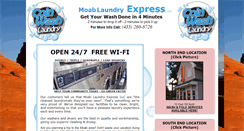 Desktop Screenshot of moablaundry.com